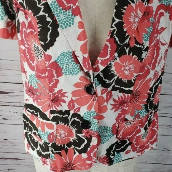 Notations Petite medium Floral Printed Blazer - Picture 3 of 7